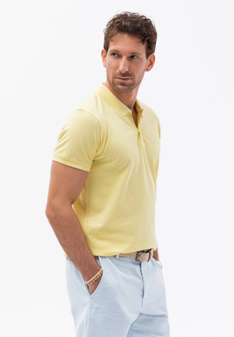 Ombre Pikeepaita - pale yellow