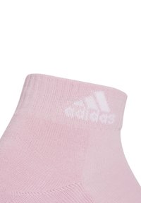 adidas Performance UNISEX 3 PACK - Calcetines de deporte - white   white   true pink