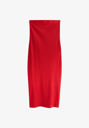 THE SET 3 PACK BANDEAU - Žerzejové šaty - grey/red/lime green