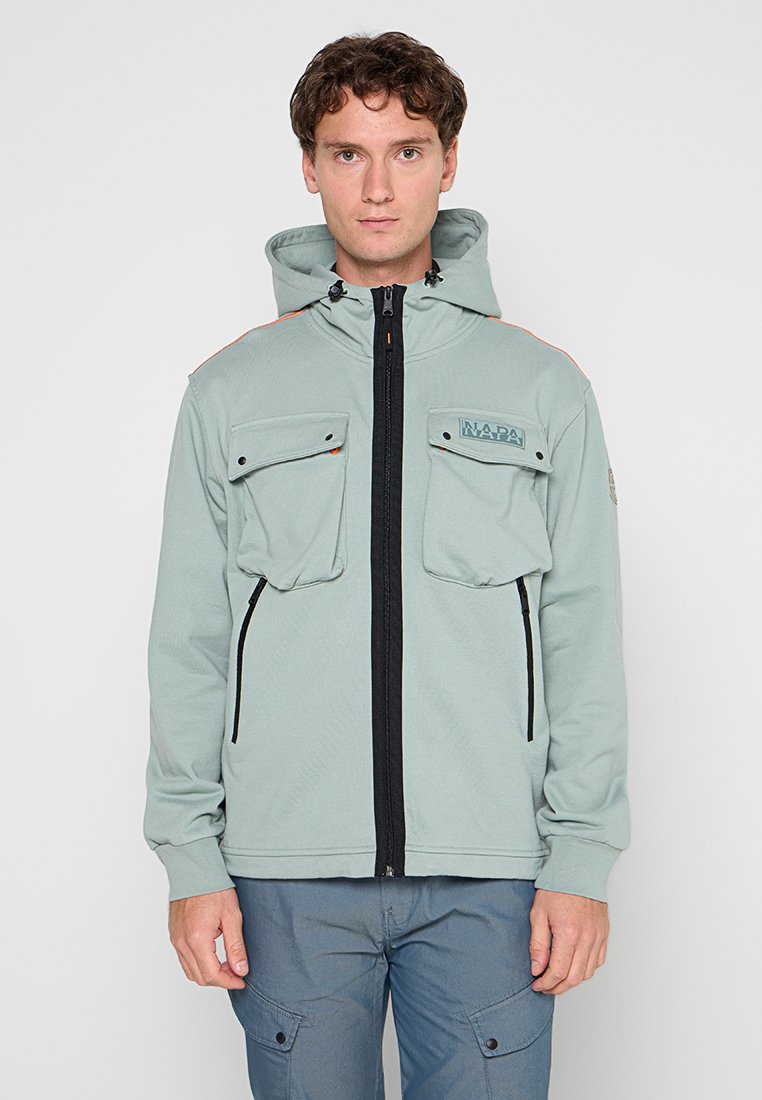 Napapijri Sweater met rits groen