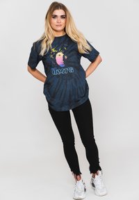 Paradiso Clothing THE DOORS HALFTONE GRADIENT TIE DYE  - Print T-shirt - blue