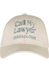 Market CALL MY LAWYER 6-PANEL - Nokkmüts - ecru