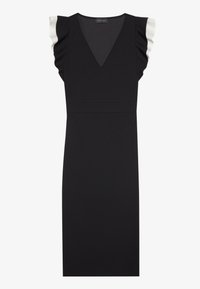 Etui-jurk - black/white