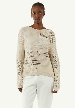 Strickpullover - beige
