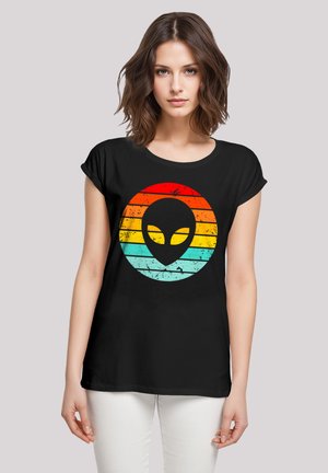 Print T-shirt - schwarz