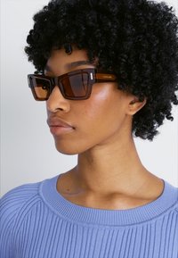 FERRAGAMO UNISEX - Sunglasses - transparent brown