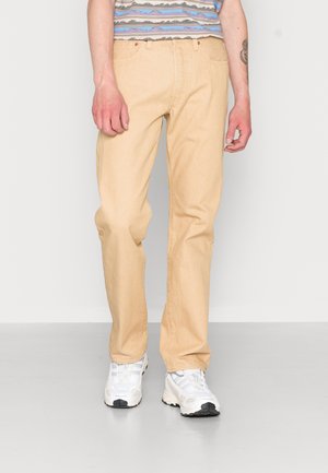 Straight leg jeans - sand
