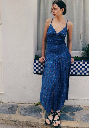 Mango Kids, TEEN - Dolga obleka - royal blue