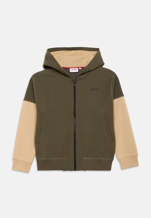 HOODED CARDIGAN - Mikina na zip - stone  khaki