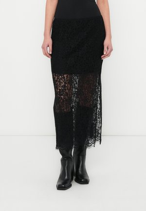 A-lijn rok - true black