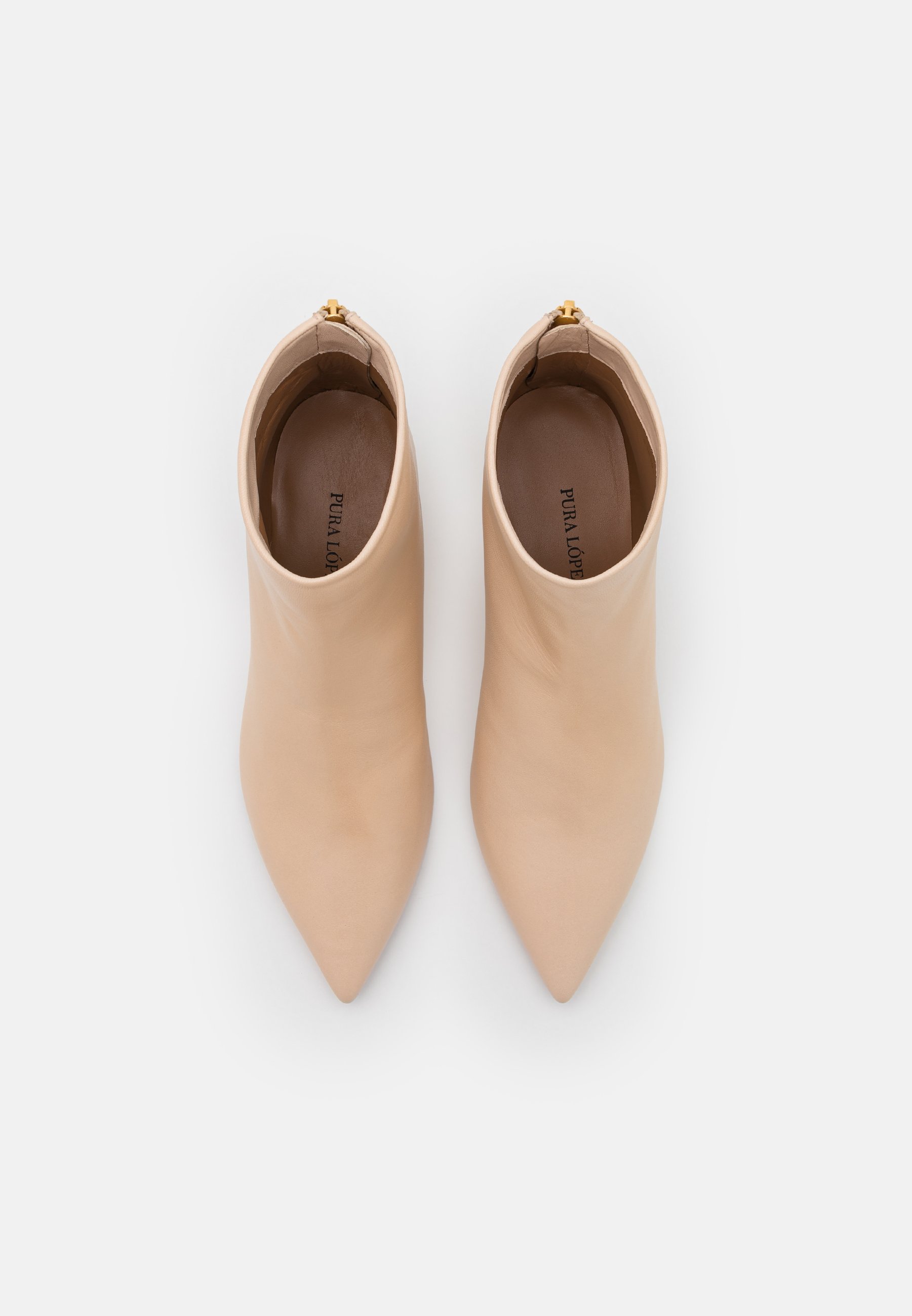 Pura Lopez Botines bajos - cream/crema - Zalando.es