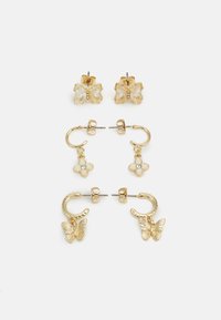 PCMIDUMA EARRINGS 3 PACK - Örhänge - gold-coloured
