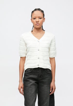 PCBLINA CARDIGAN - Kardigán - egret