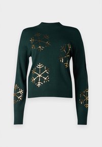 VIFROST HIGH NECK CHRISTMAS - Pullover - pine grove/gold
