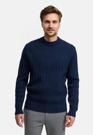 CREW NECK - Strickpullover - sky captain