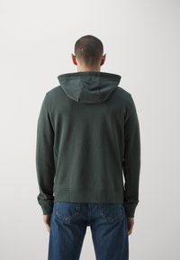 Armani Exchange Majica s kapuljačom i patentnim zatvaračem - urban chic/granite
