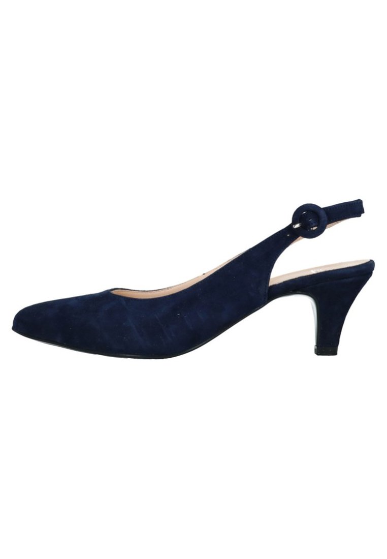 Blauwe pumps met gekruiste bandjes - Dames | MANFIELD
