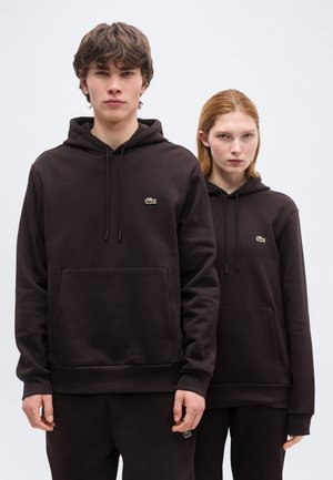 UNISEX - Felpa con cappuccio - dark brown