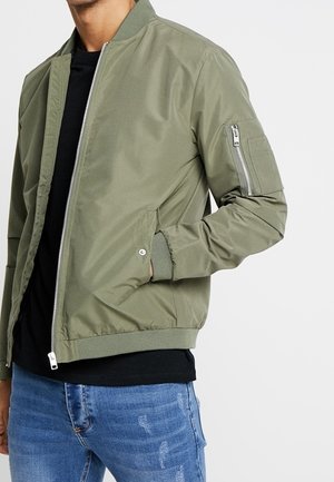 Bomberjakke - mottled green