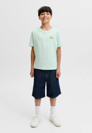 Jack & Jones Junior, T-SHIRT BACKPRINTET T-SHIRT BOYS - Trükipildiga T-särk - pale blue