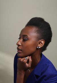 Otazu CLASSIC - Ring - gold coloured/blue and pink