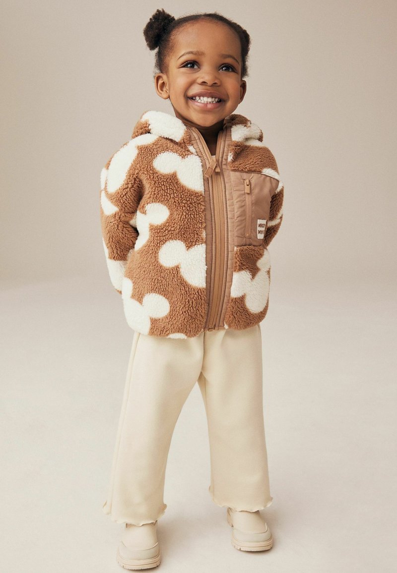 Next REGULAR FIT - MICKEY MOUSE  - Jachetă din fleece - brown