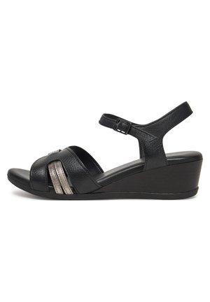 Lasocki, WB-ELIA-02 - Sandalias de cuña - black,dark silver