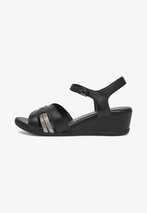 Lasocki, WB-ELIA-02 - Sandalias de cuña - black,dark silver