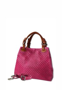 DrachenLeder TOSCANTO - Handtas - pink braun