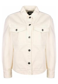 Urban Classics - LADIES OVERSIZED SHIRT JACKET - Spijkerjas - whitesand Miniatuurafbeelding 1