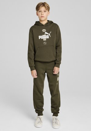 Puma POWER GRAPHIC - Jogginghose - dark olive