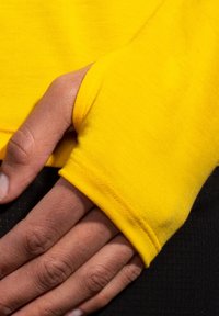 Brooks HIGH POINT - Pikkade varrukatega topp - lemon chrome