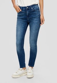 s.Oliver MID RISE - Jeans Skinny - blau
