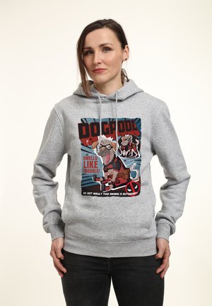 Henry Tiger DEADPOOL & WOLVERINE DOGPOOL COVER - Hættetrøje - heather grey