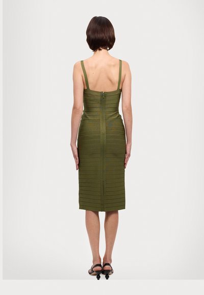 Hervé Léger THE MARIA DRESS - Rochie tip creion - green