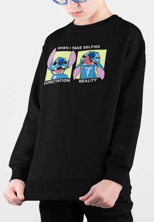 Disney LILO STITCH SELFIE - Sweatshirt - black
