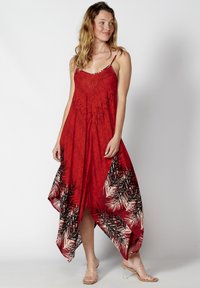 Koroshi SUMMER HIGH  - Rochie maxi - rojo red