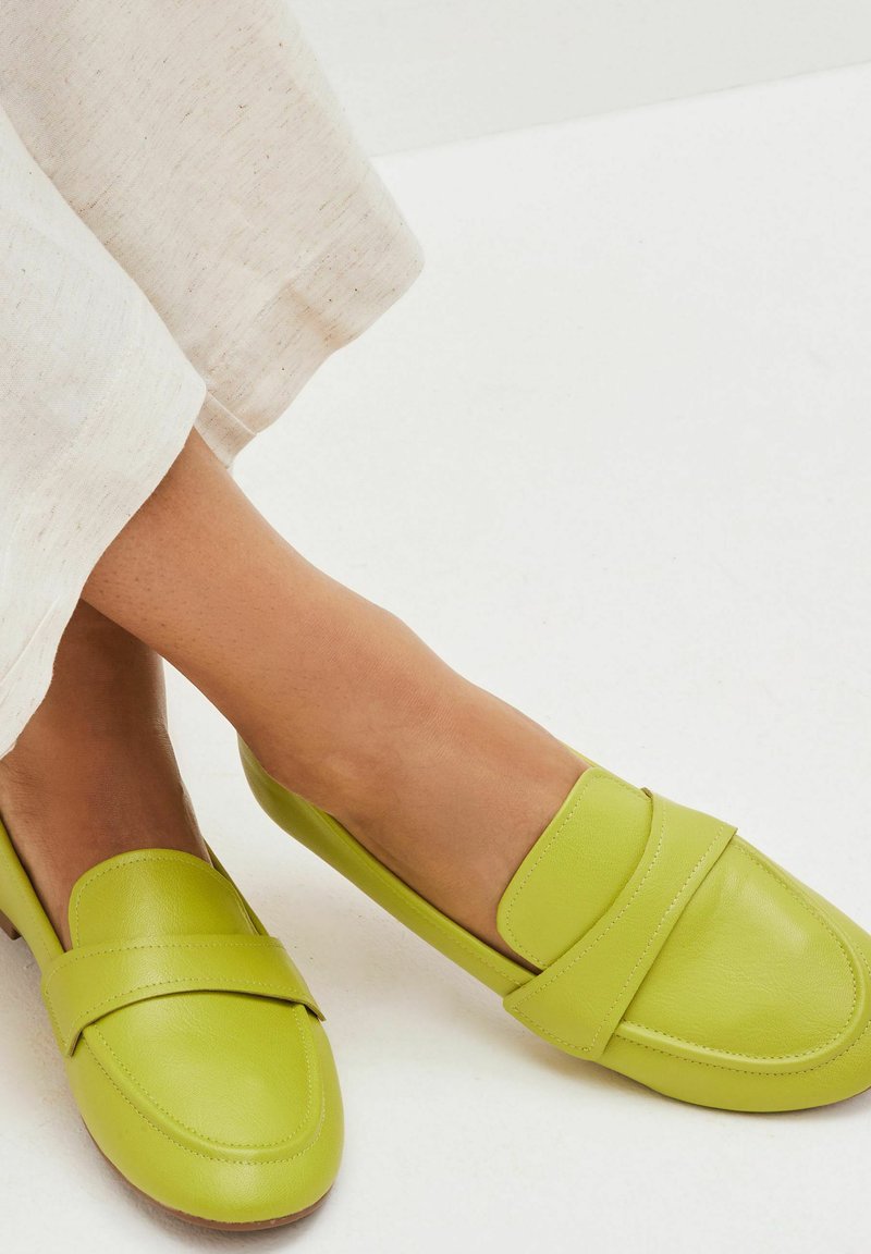 Next SLIM LOAFERS Mocassins lime green/vert ZALANDO.FR