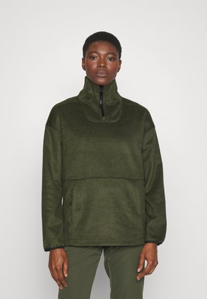MCRAE - Fleece jumper - dark olive