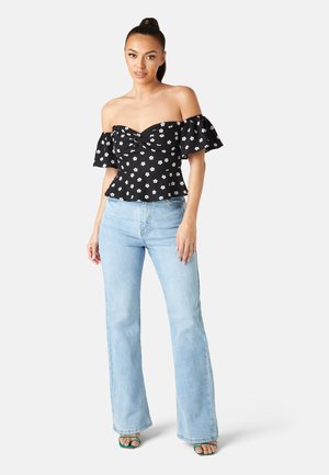 SOPHIA - Top - black pattern