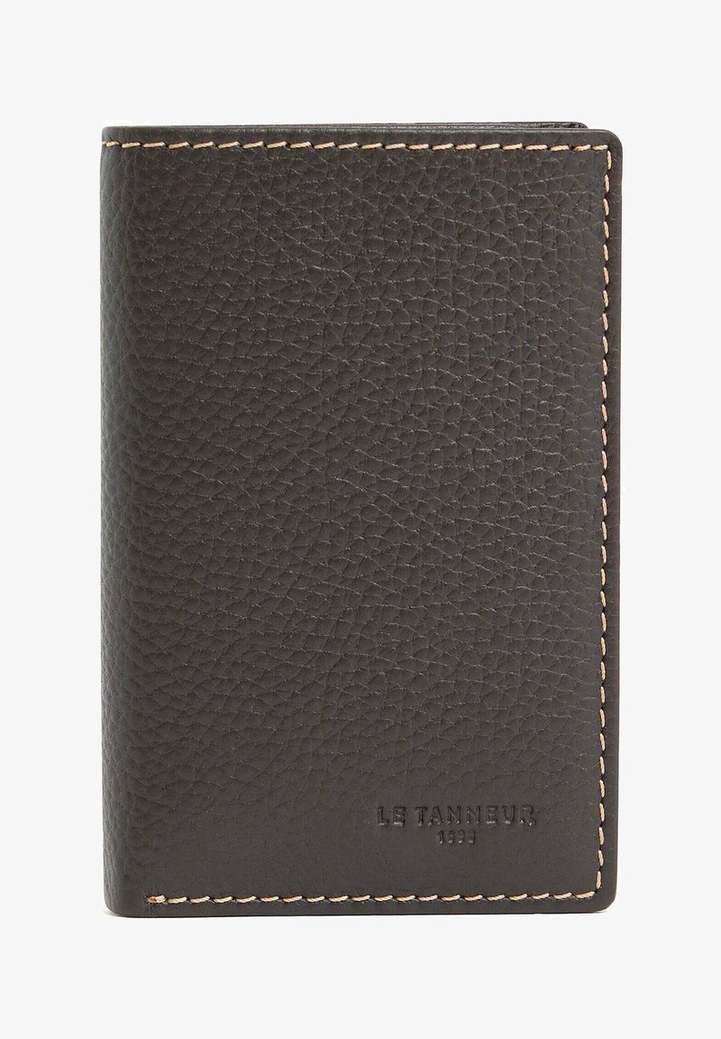 Le Tanneur CHARLES - Étui pour cartes de visite - Mottled dark brown