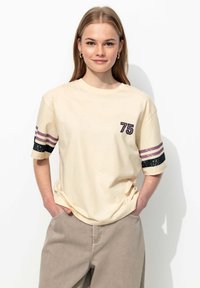 Promod T-shirt imprimé - imprimé écru