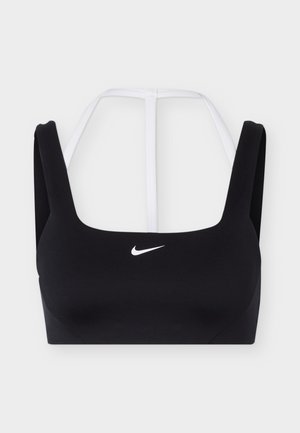 Nike Performance, W NK1 DF STRAPPY PAD BRA E+ - Brassières de sport à maintien léger - black/white