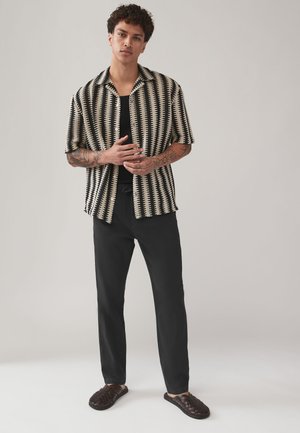 Next, 2 PACK REGULAR FIT - Trousers - navy blue charcoal grey