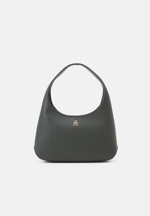 STAPLE SHOULDER BAG - Handtasche - grey line