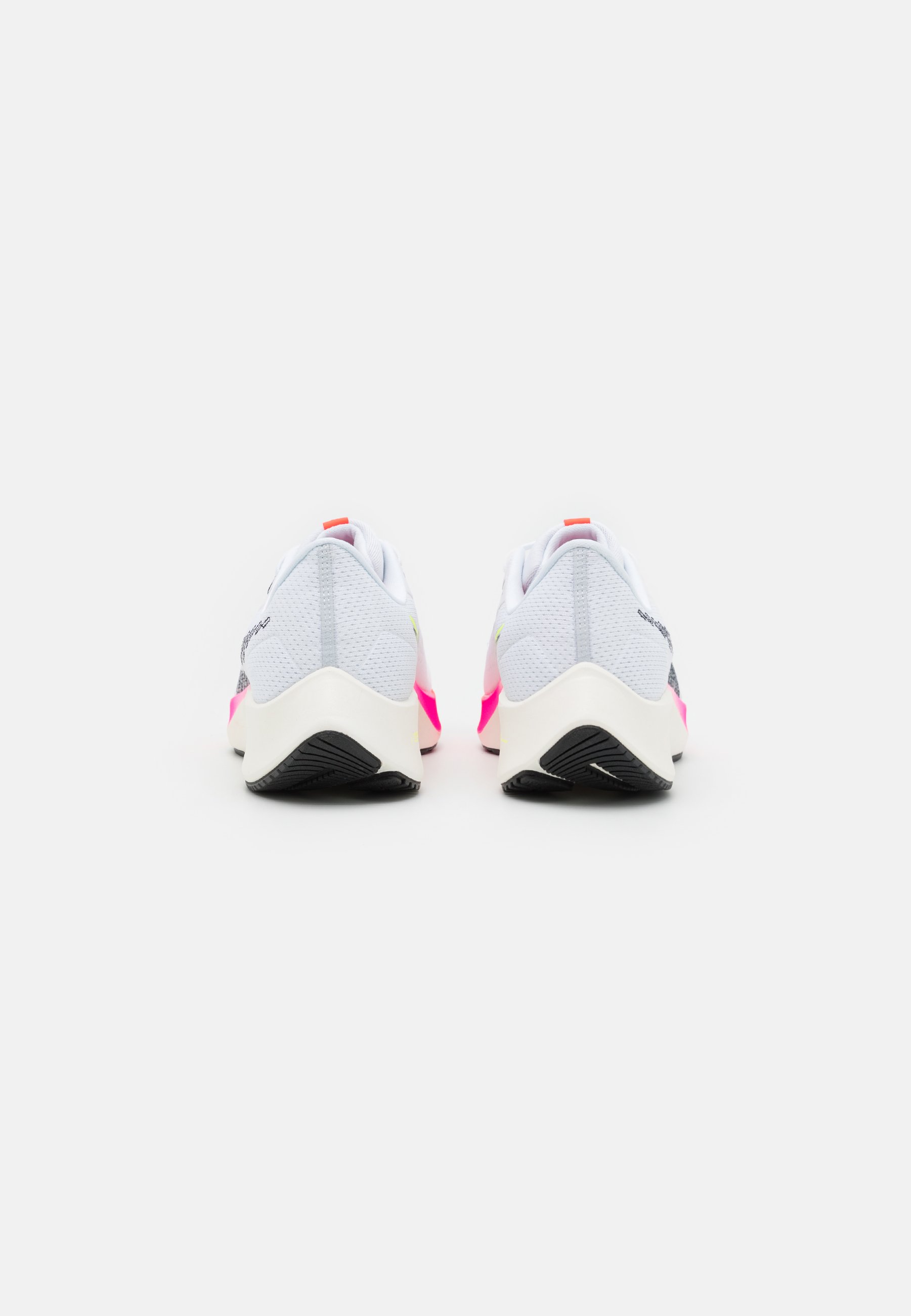 Nike Performance AIR ZOOM PEGASUS 38 - Zapatillas de running neutras -  white/black/football grey/pink blast/bright crimson/blanco - Zalando.es