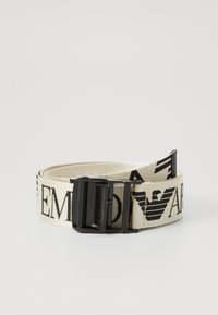 TRAIN ALLOVER BELT UNISEX - Bælter - vanilla ice/black