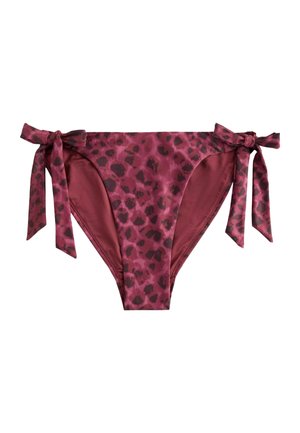 Next, TIE SIDE FIT - BIKINI BOTTOMS  . - Bikini-Hose - berry black leopard