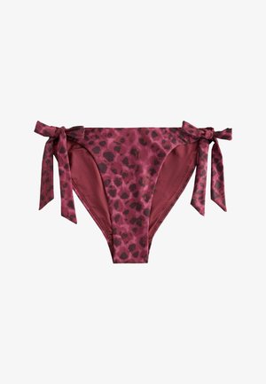 Next, TIE SIDE FIT - BIKINI BOTTOMS . - Bikini-Hose - berry black leopard