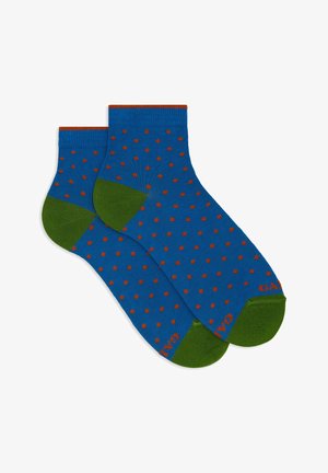 Gallo SUPER WITH POLKA DOT PATTERN - Calze - egeo rame